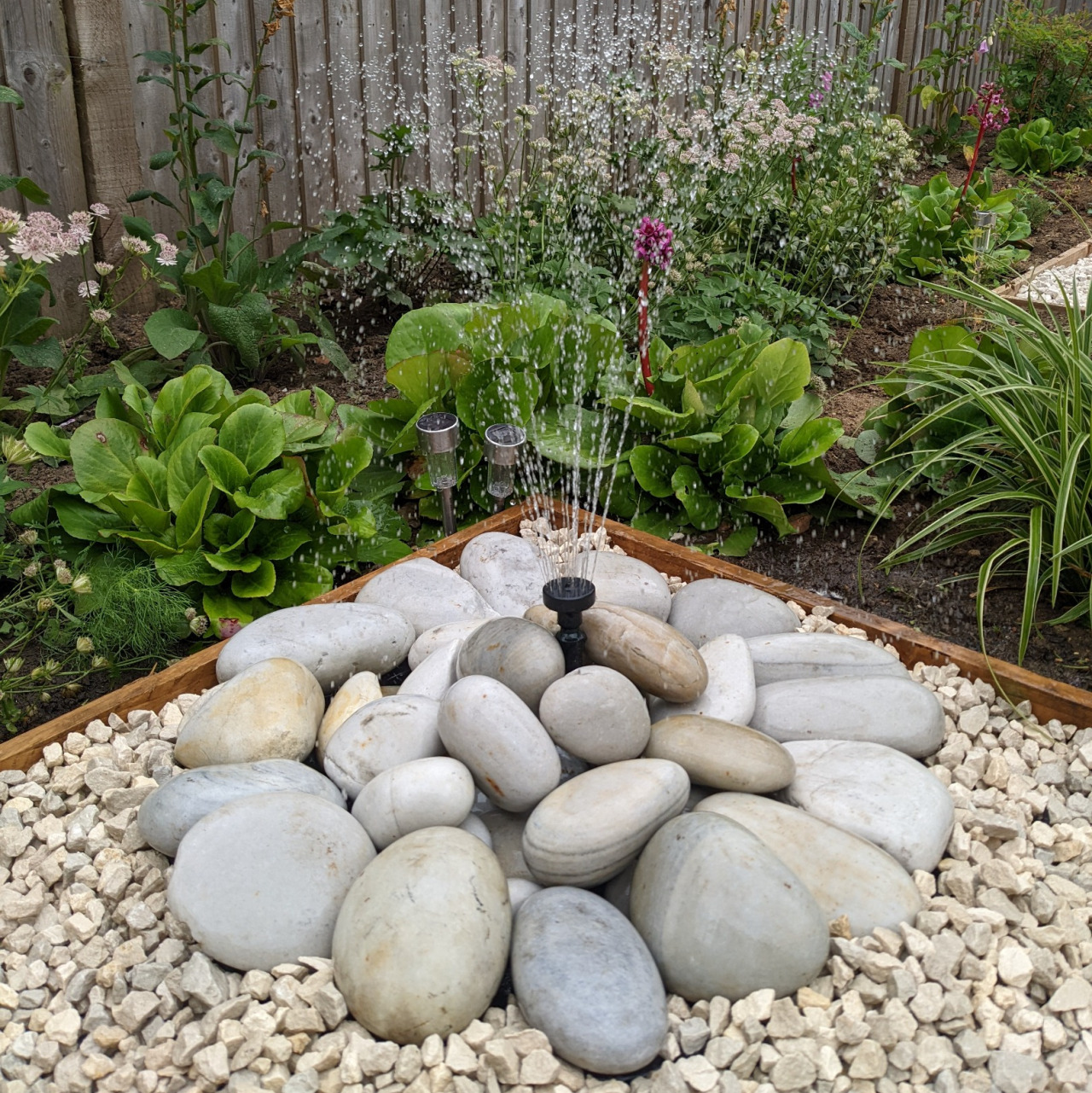 Water feature garden design Beckenham